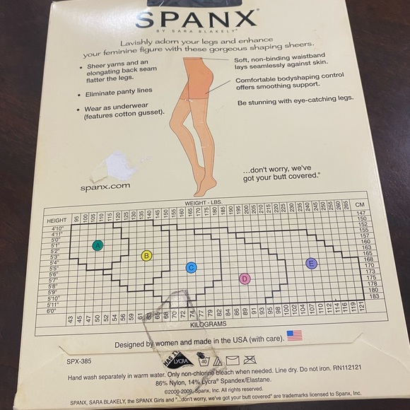 Spanx back seam stocking - Picture 2 of 2